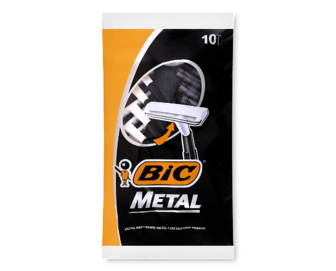 Бритва BIC Metal, 10шт/уп