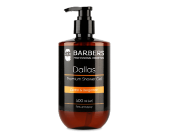 Гель для душу Barbers Dallas кедр-бергамот, 500мл (500мл)