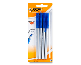 Ручки BIC Stic Exact сині, 4шт/уп
