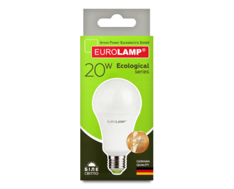 Лампа Eurolamp Led Eco P A75 20W 4000K E27, шт