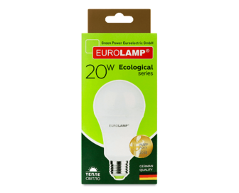 Лампа світлодіодна Eurolamp LED 20W E27 3000K, шт
