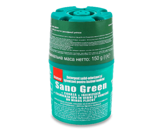 Засіб Sano Green для миття та дезінфекції унітазу, 150г (150г)