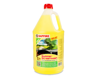 Омивач скла Sapfire лимон літній, 3,79л