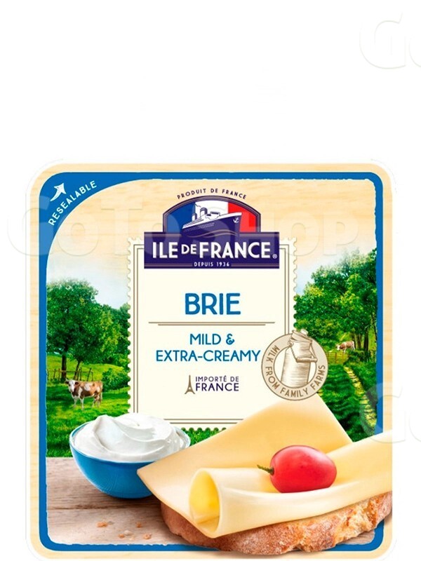 Сир Брі / Brie, ILe de France, 57%, нарізка, 150г