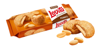 Печиво Lovita Soft Cream Peanuts