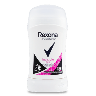 Дезодорант-стік жіночий Rexona Invisible Pure 40мл