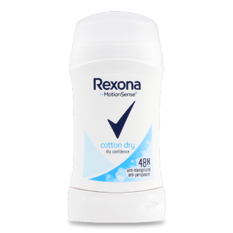 Дезодорант-стік жіночий Rexona Cotton Dry 40мл