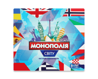 Гра настільна Strateg «Монополія світу», шт