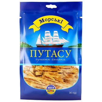 Путасу Морські сушена солона 36г
