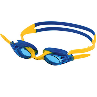 Окуляри для плавання Fashy Spark 1 блакитно-жовті, 4147 07