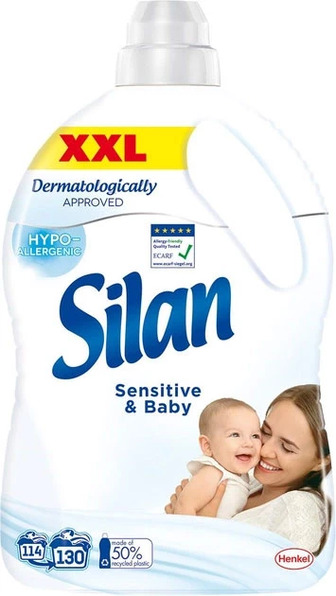 Ополіскувач-кондиціонер для білизни Silan Sensitivr & Baby 2860 мл