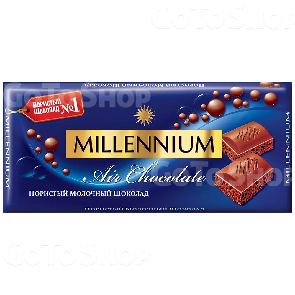 Шоколад пористий Millennium, 80 г