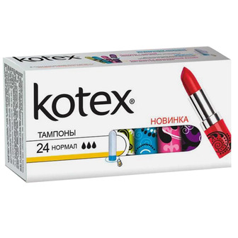 Тампони Kotex Нормал, 24 шт.