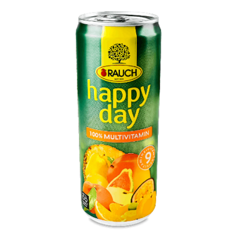 Сік Happy Day мультивітамін з/б 0,33л