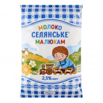 МОЛОКО МАЛЮКАМ 2.5% ТЕТРА/Ф 900Г СЕЛЯНСЬКЕ