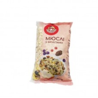 МЮСЛІ З ФРУКТАМИ 350Г КУХАРОЧКА
