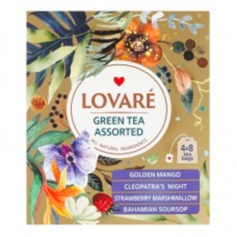 Чай Зел АсортІ /32Х1.5г/ 48Г Lovare