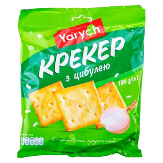 Крекер Yarych з цибулею, 180 г