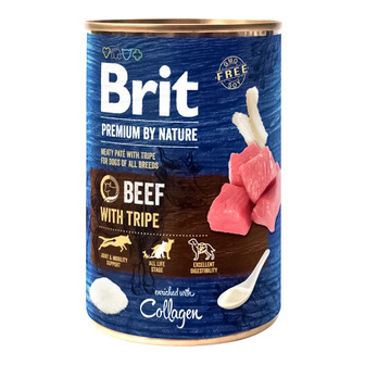 Вологий корм для собак 800 г. Brit Premium Яловичина з тельбухами