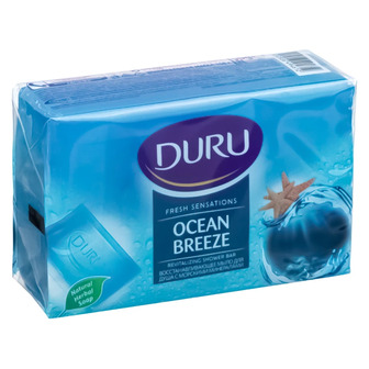 Мило для душа Duru Fresh Sensations Океанський бриз, 150 г, 4 шт.