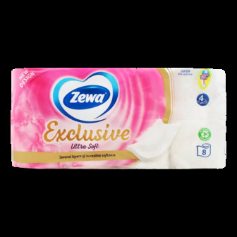 Туалетний папір Zewa Exclusive ultra soft, 8 шт.