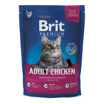 Сухий корм для дорослих кішок Brit Premium Adult Chicken з куркою, 1,5 кг