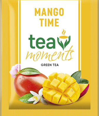Чай зелений Tea Moments Mango Time зі смаком манго 50 сашетів (4823118601565)