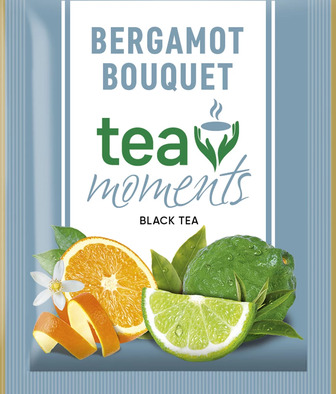 Чай чорний Tea Moments Bergamot Bouquet зі смаком бергамота 50 сашетів (4823118601541)