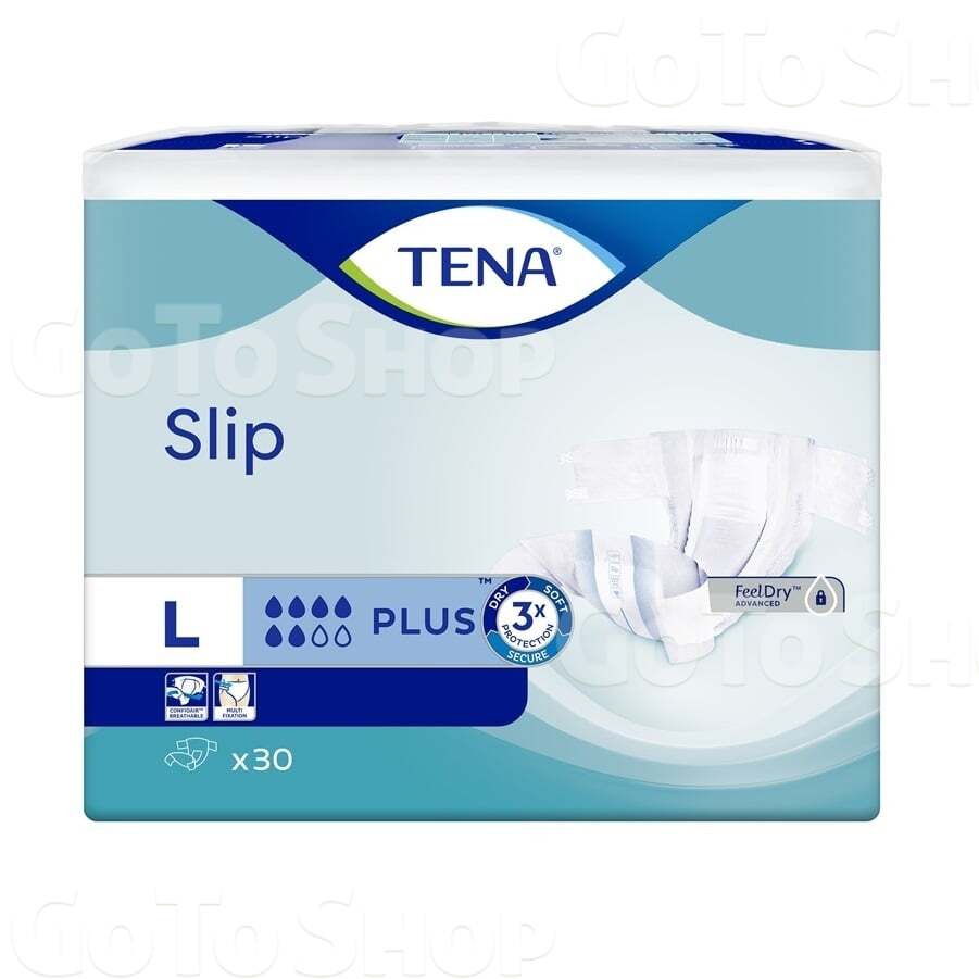 Підгузники 30 шт Tena Slip Plus Large Breathable 92-144 cм для дорослих 