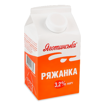 Ряжанка Яготинська 3,2% п/п 450г (450г)