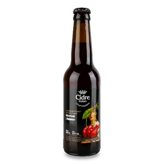 Сидр Cidre Royal з вишнею солодкий газований с/п 0,33л (0,33л)