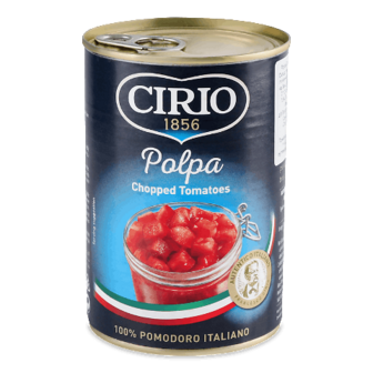 Томати Cirio Pоlpa різані в томатному соку 400г