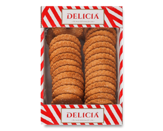 Печиво Delicia Мальвіна з вершковим смаком здобне