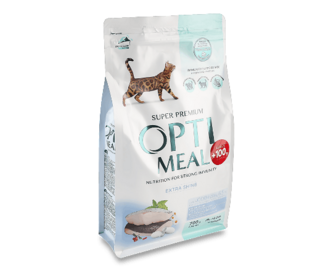 Корм для котів Optimeal з високим вмістом тріски сухий