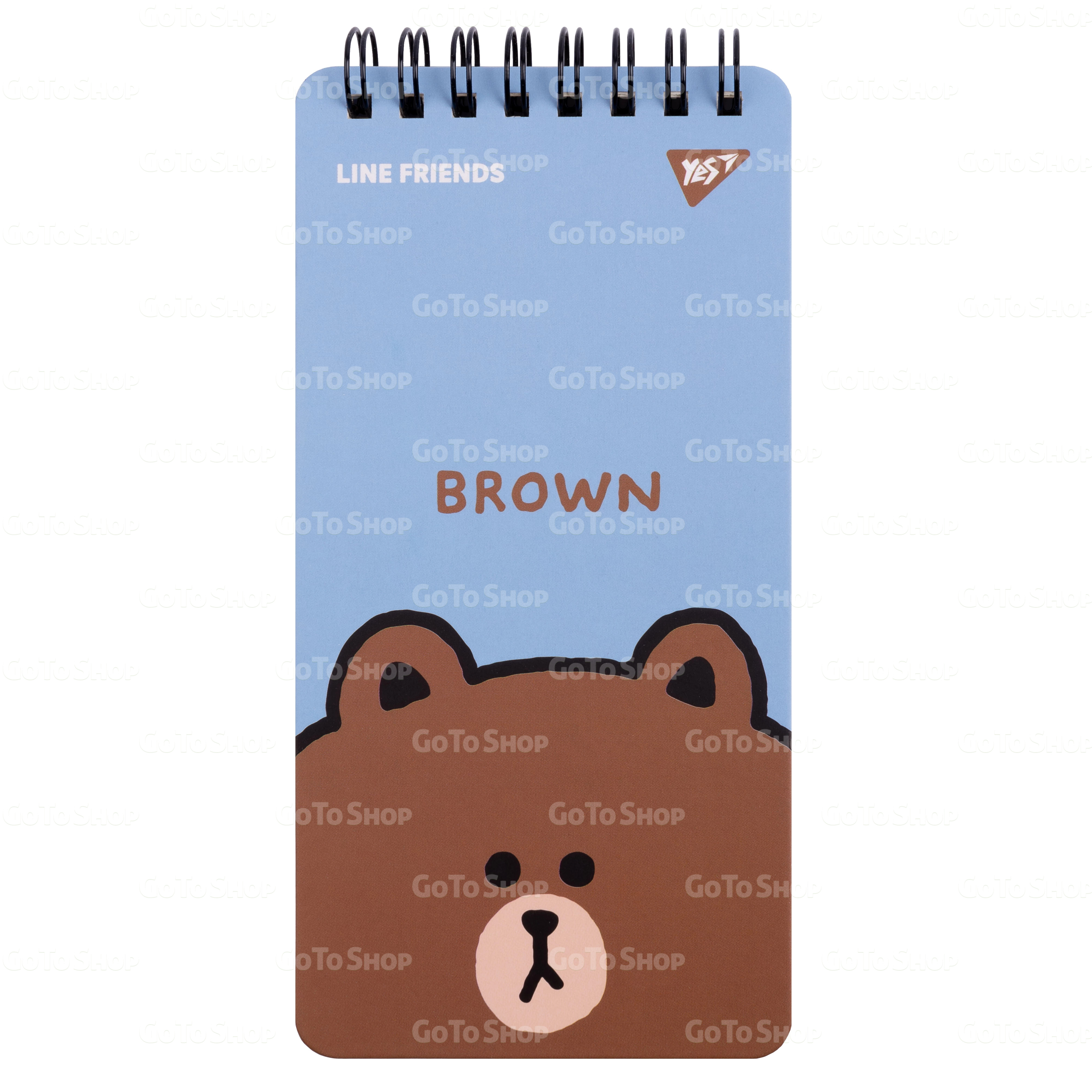 Блокнот Line Friends Brown А6, 60 сторінок в лінію