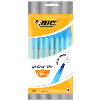 Набір ручок Bic Round Stic, 8 шт.