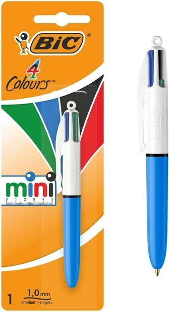 Кулькова ручка BIC 4 Colours Міні БЛ1 1 мм