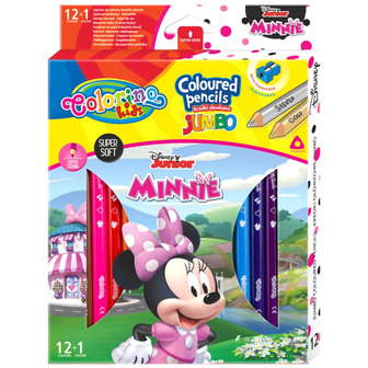 Олівці кольорові Colorino Kids Minnie 13 кольорів з чинкою