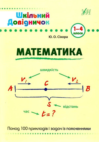 Шкільний довідничок. Математика. 1–4 класи - Сікора Юлія (9789662849998)