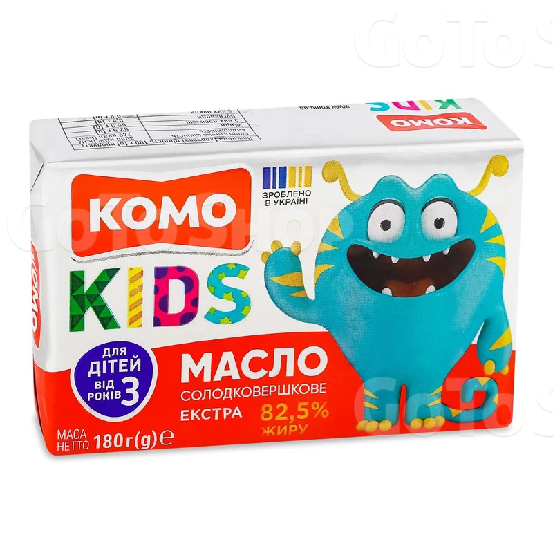 Масло солодковершкове Комо Kids 82.5% 180 г