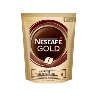 Кава 120г Nescafe Gold розчинна сублімована 