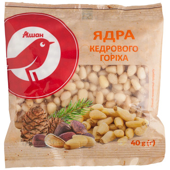 Ядра кедрового горіха Auchan, 40 г