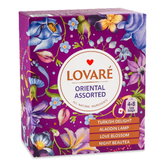 Чай чорний Lovare Oriental Assorted 4 види 32*2г