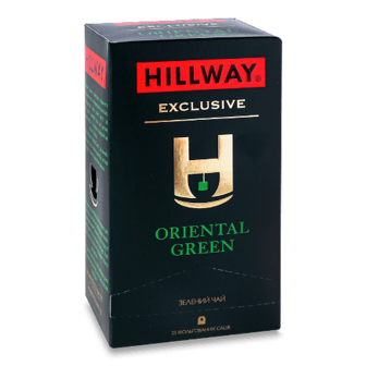 Чай зелений Hillway Exclusive Oriental Green байховий 25*2г