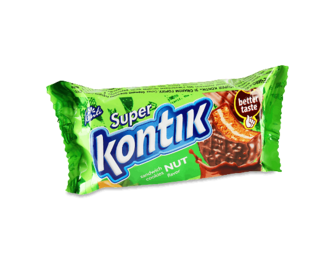 Печиво Konti Super Kontik зі смаком горіху