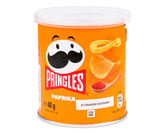 Чипси Pringles зі смаком паприки 40г