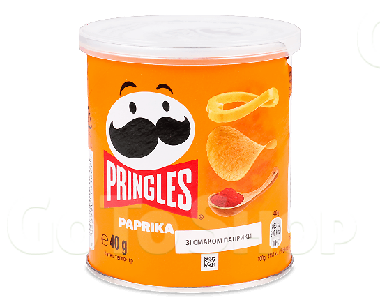 Чипси Pringles зі смаком паприки 40г