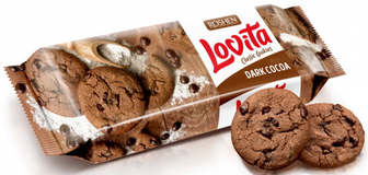 Печиво Roshen Lovita Dark Choco 150г