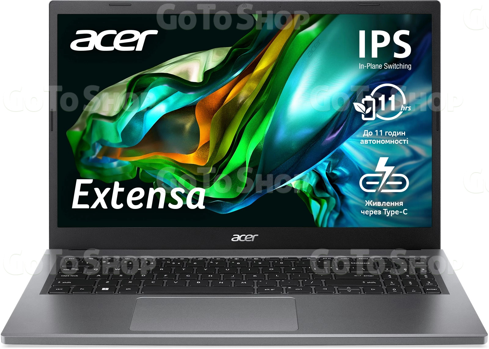 Ноутбук Acer Extensa 15 EX215-23-R2EZ (NX.EH3EU.006), Steel Gray, 15.6&quot; FullHD, IPS LED (4711121496073)