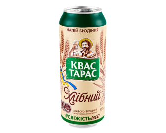 Квас Квас Тарас Хлібний з/б (0,5л)